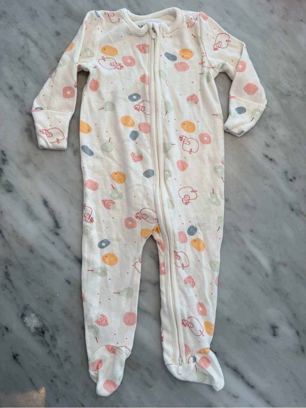 Mori NWOT Hungry Caterpillar Footie 6-9mo